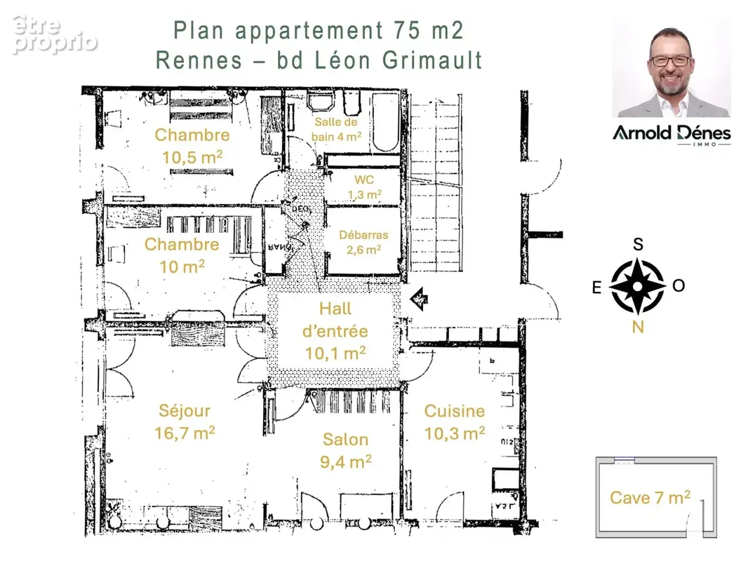 Rennes   Sainte-Thérèse / Le Blosne : appartement à rénover, beau potentiel pour habiter ou investir - photo 11