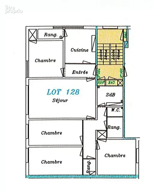Appartement T5 84m² - Beauvais - 460.3.4.404 - photo 8