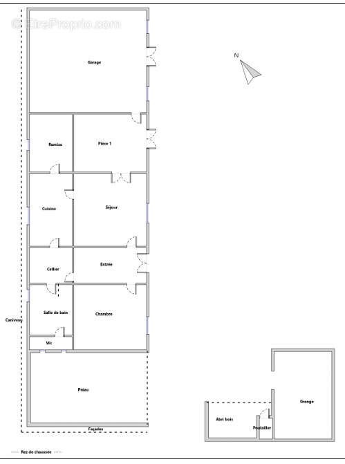 Maison à MONLEON-MAGNOAC