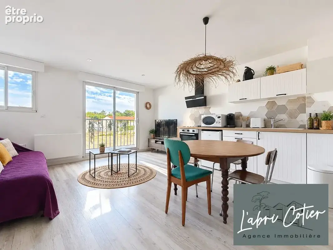 Pièce de vie - Appartement à SAINT-JEAN-DE-MONTS