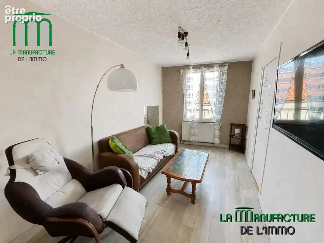 Maison mitoyenne de ville de type T2 de 37,14 m²  + sous-sol complet / Firminy - le Mas - photo 3