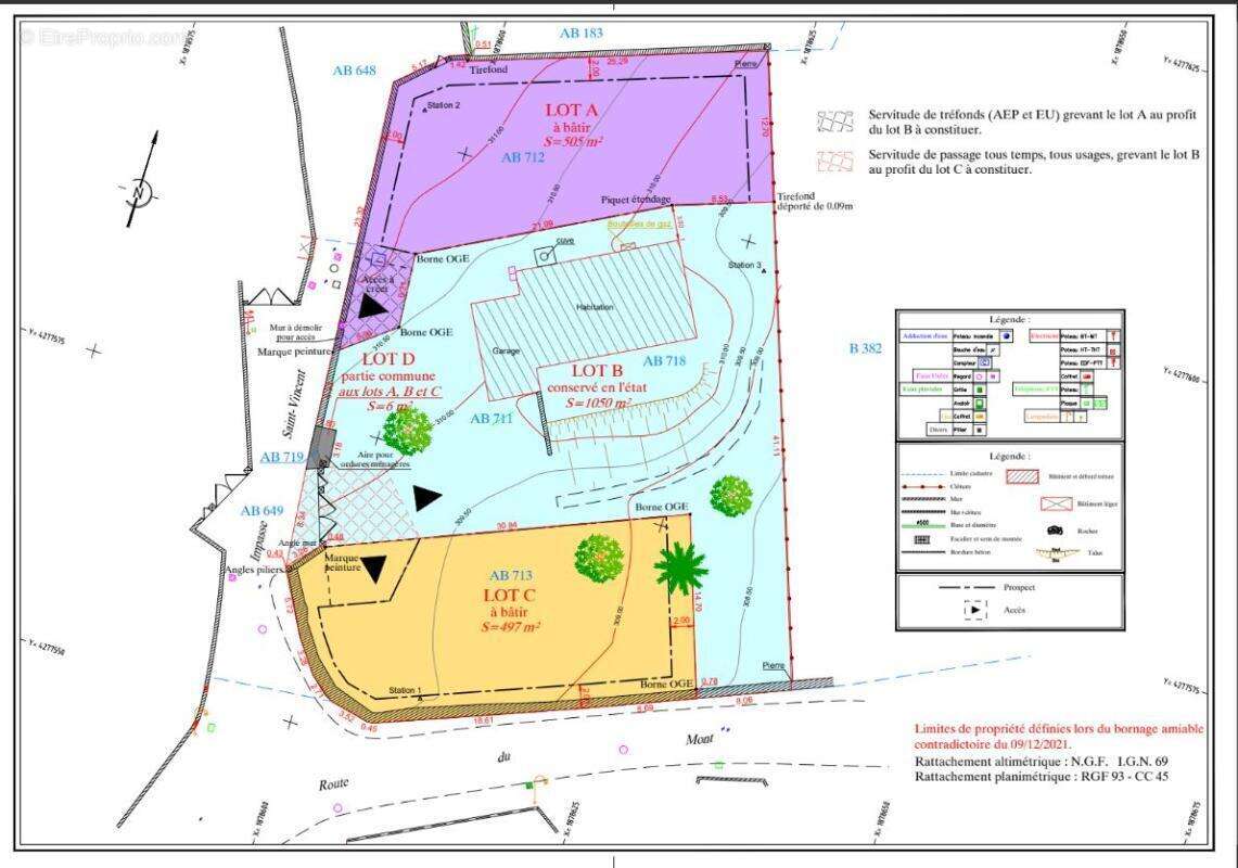 Terrain à SAINT-HILAIRE-DE-BRENS