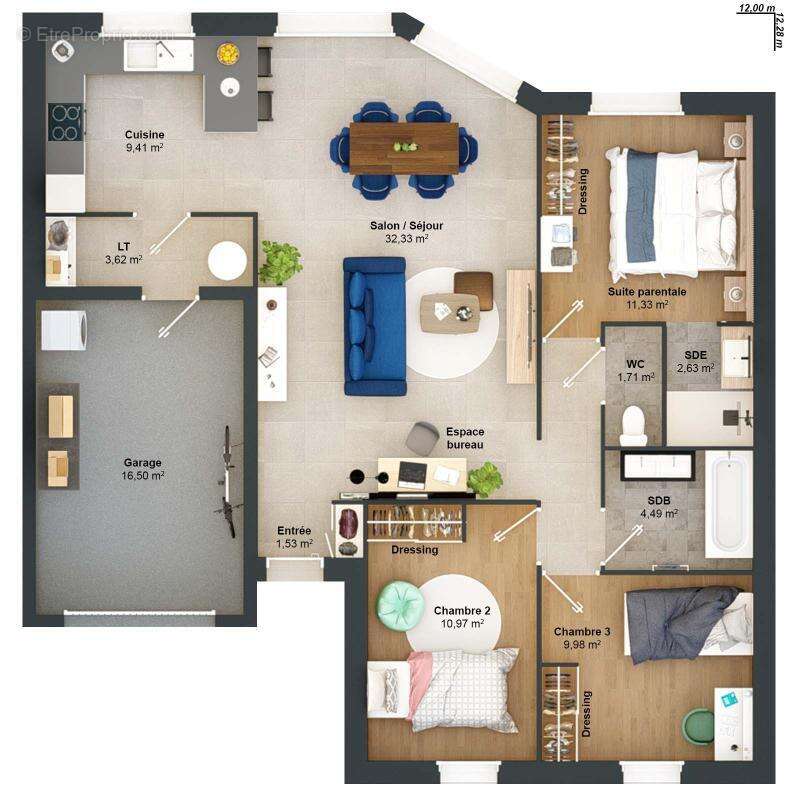 Maison 5 pièces 90 m2 - photo 8