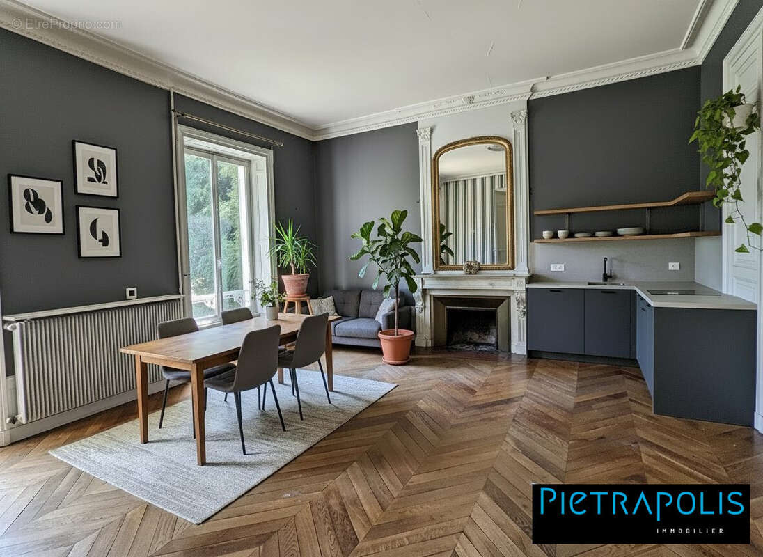 projection - Appartement à SAINT-GEORGES-DE-RENEINS