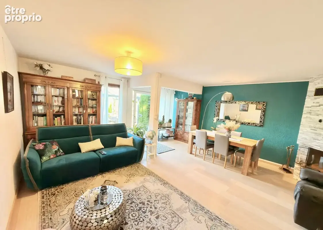 Prévessin Mones 01280, maison mitoyenne 115m2 avec garage, jardin et sous-sol - photo 6