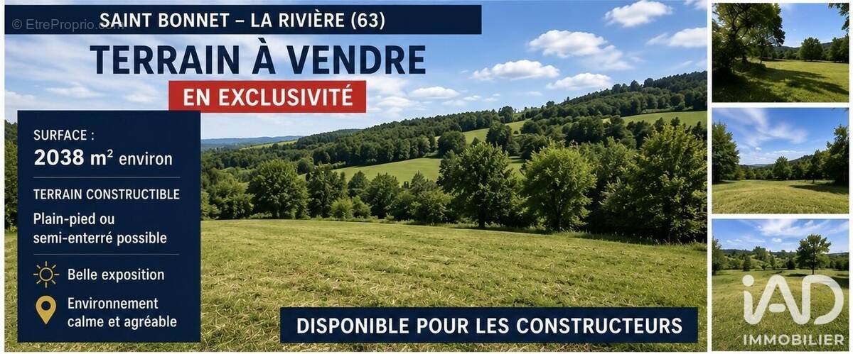 Photo 1 - Terrain à SAINT-BONNET-LA-RIVIERE