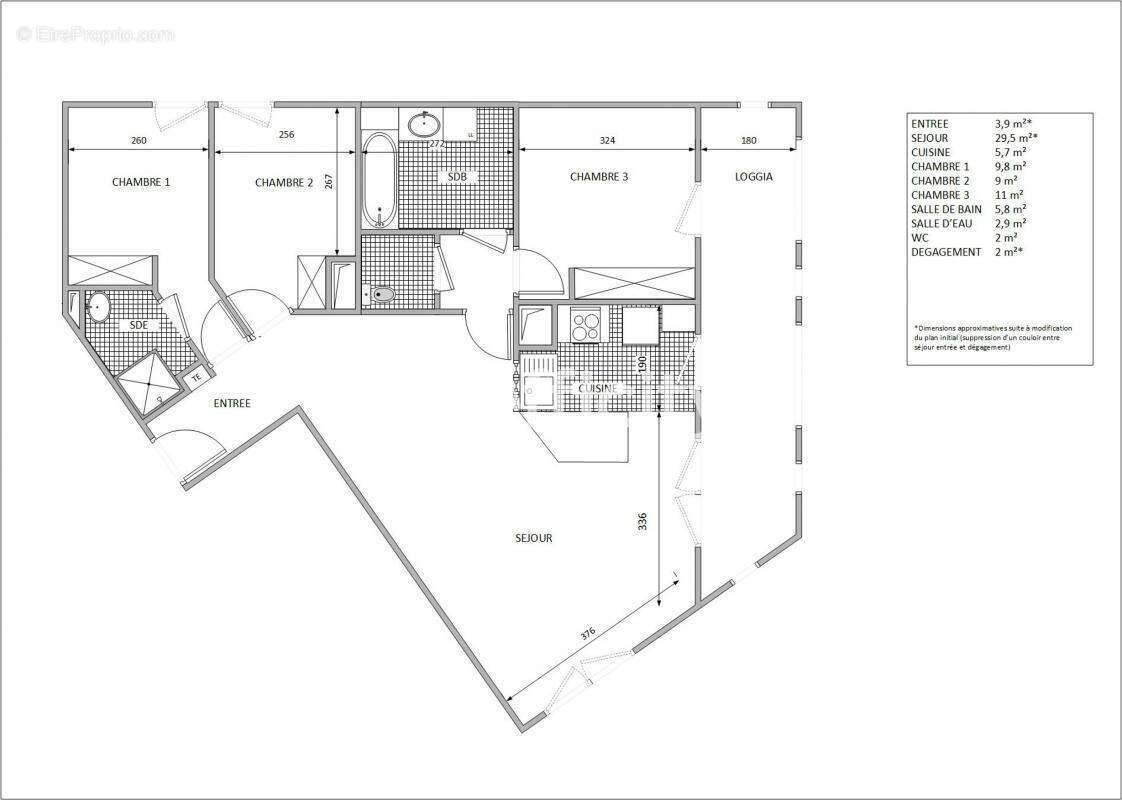 Appartement à PALAISEAU