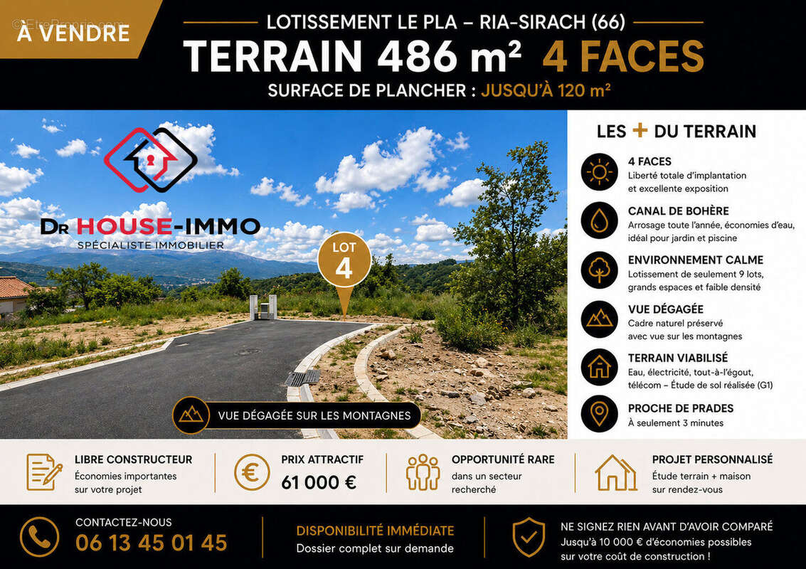 Terrain à RIA-SIRACH