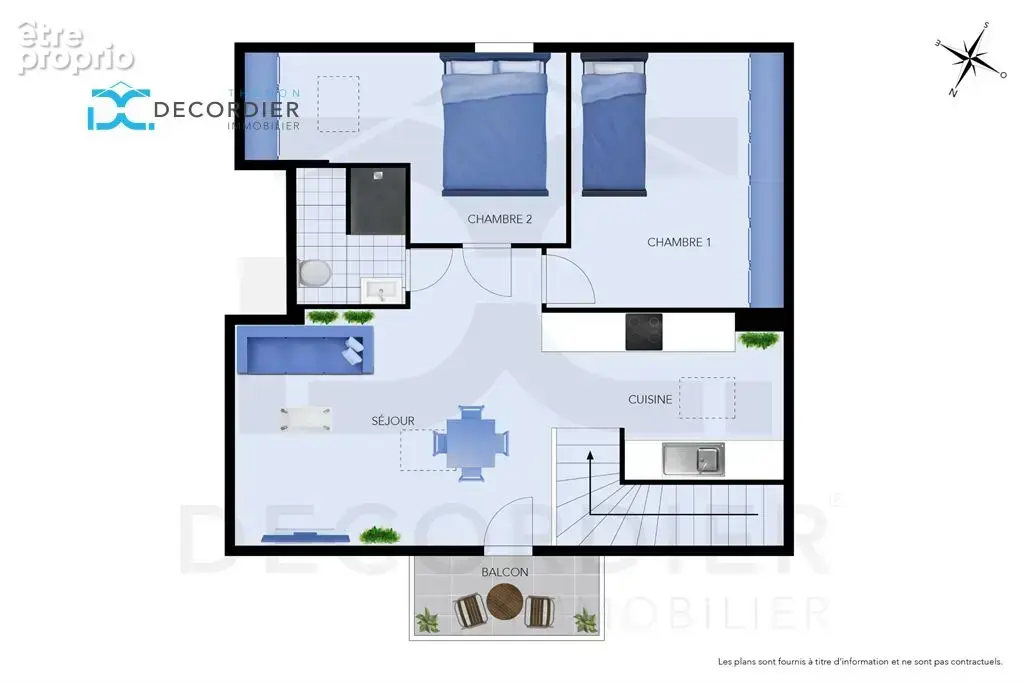 Appartement t3 - climatisé - 64,01 m² dont 45 m² carrez - photo 2