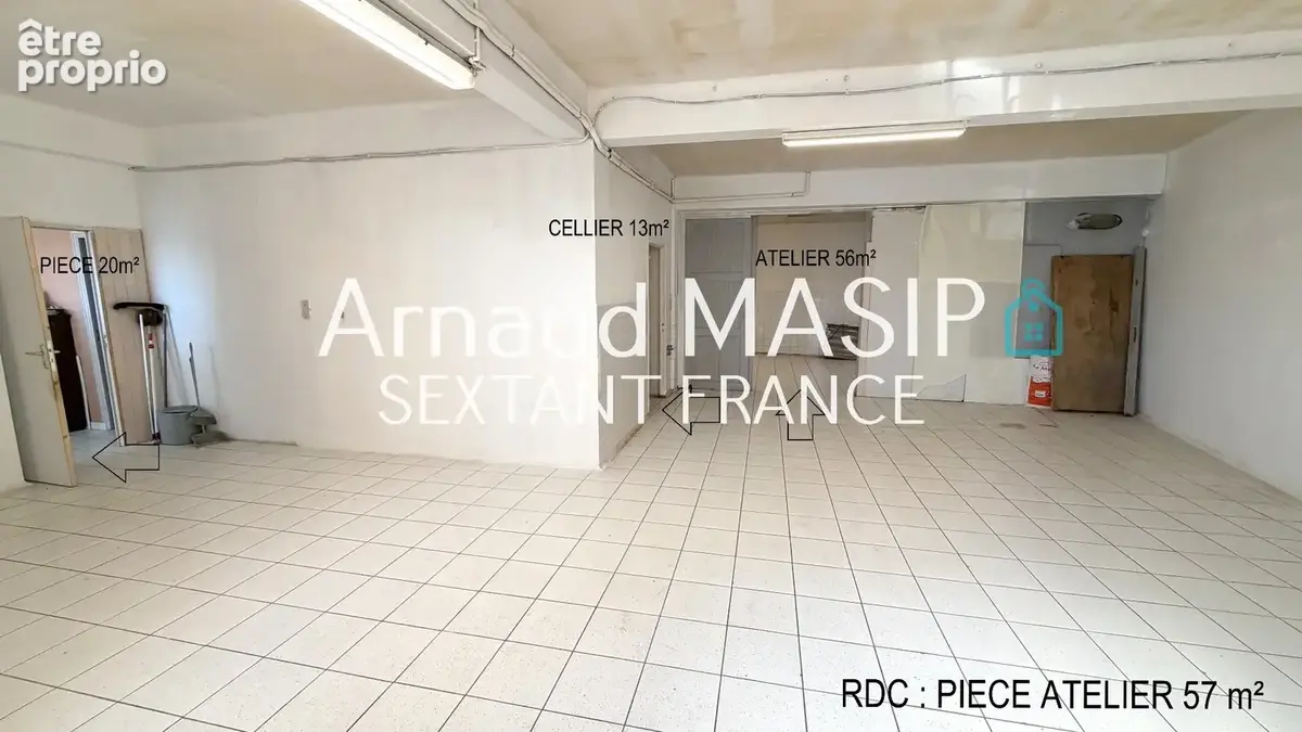 Bien atypique beaux volumes 170 m² hab plus rdc 170 m², gge, terrasse intimiste, 54km de perpignan - photo 15