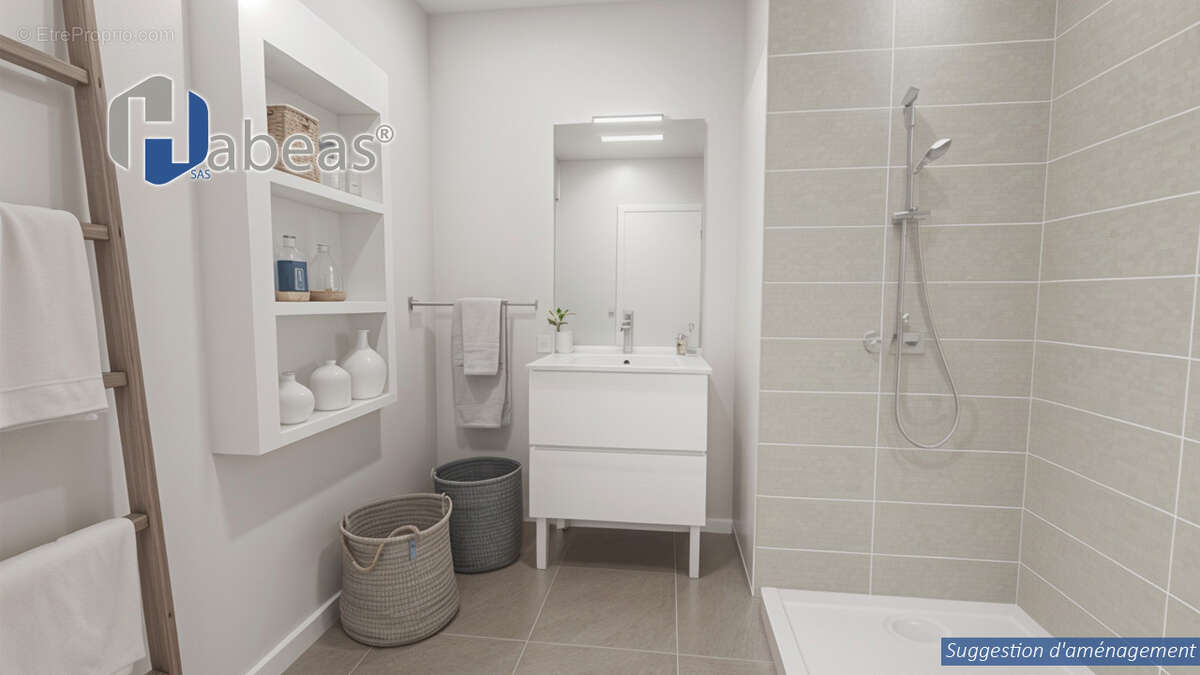 Appartement T1 de 31,64m² au 9em étage avec balcon de 5.46m² et cellier, Lyon 7 - photo 5