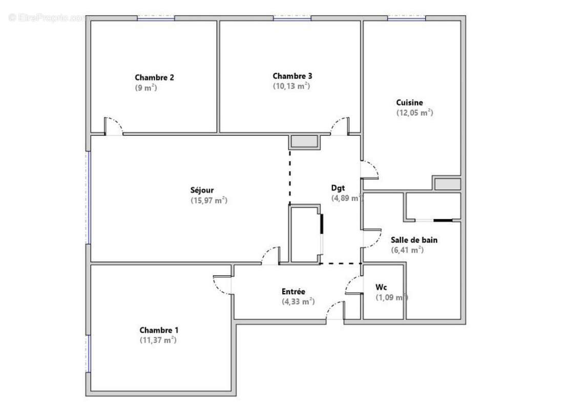 Appartement à QUETIGNY