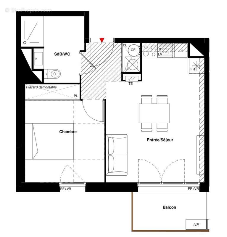 Appartement à LABARTHE-SUR-LEZE