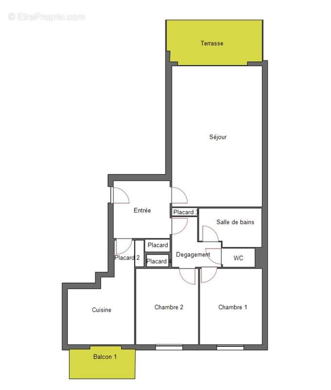 Appartement à SAINT-LAURENT-DU-VAR