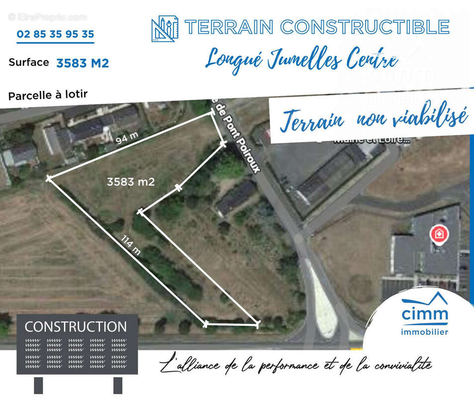 Terrain 3583 m² à Longue-Jumelles  - photo 6