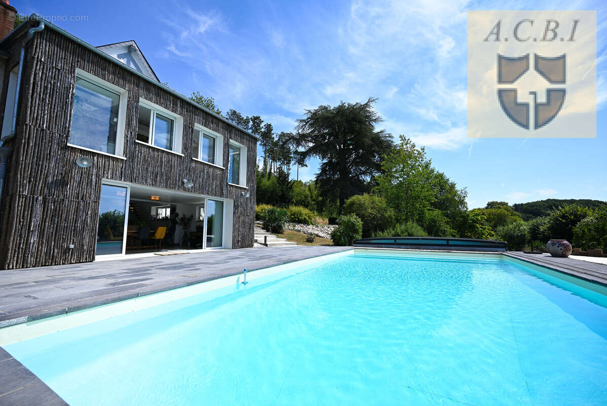Très belle propriété dans un cadre exceptionnel avec piscine, vue panoramique et bord de Loir - photo 20