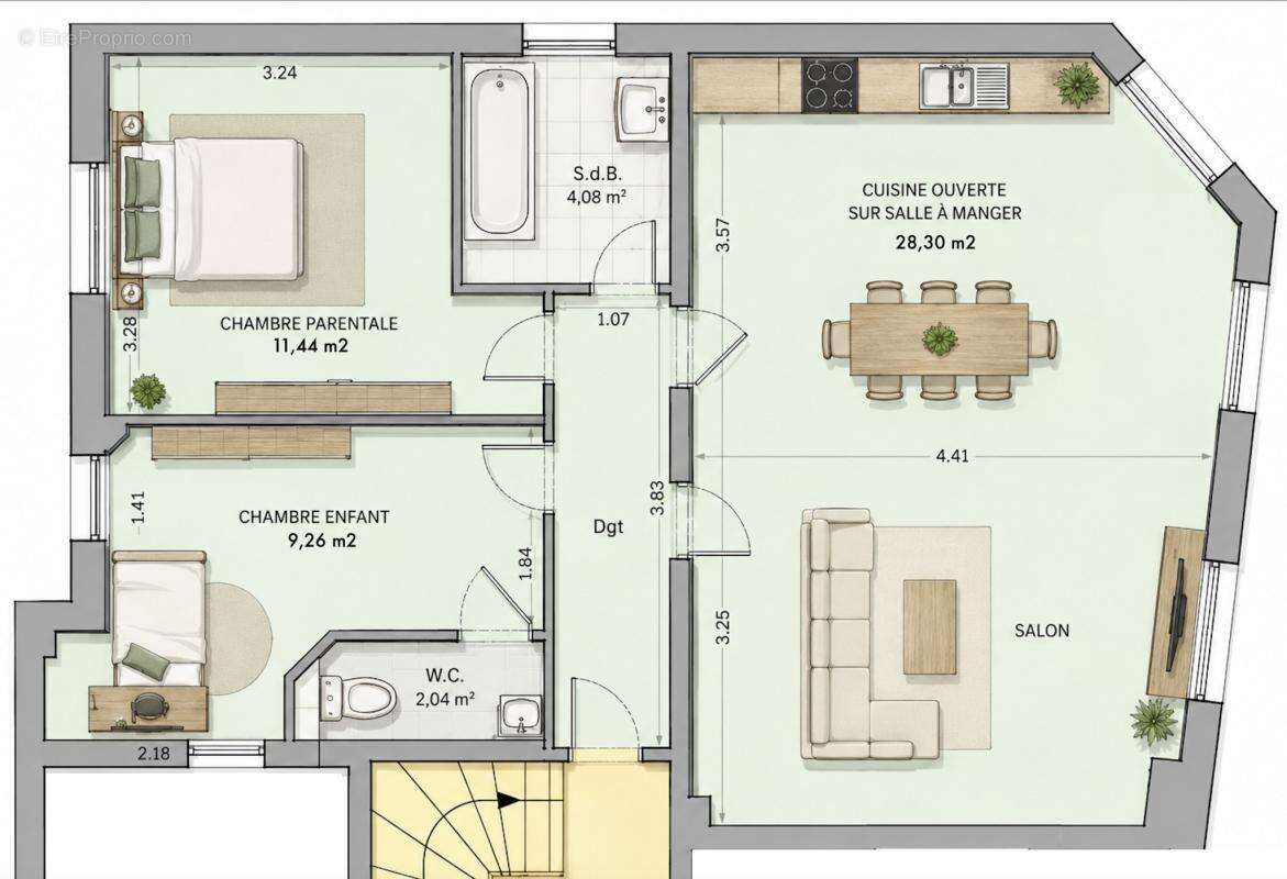 Appartement à SAINT-CLOUD