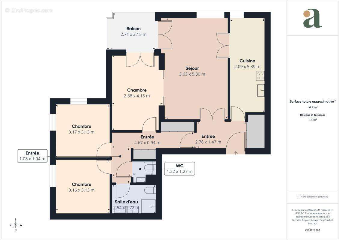 Appartement  de 84,78 m² en vente à Nogent-sur-Marne (94130) - photo 21