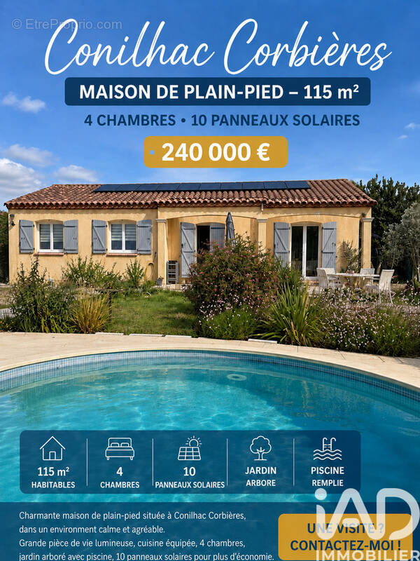 Photo 1 - Maison à CONILHAC-CORBIERES