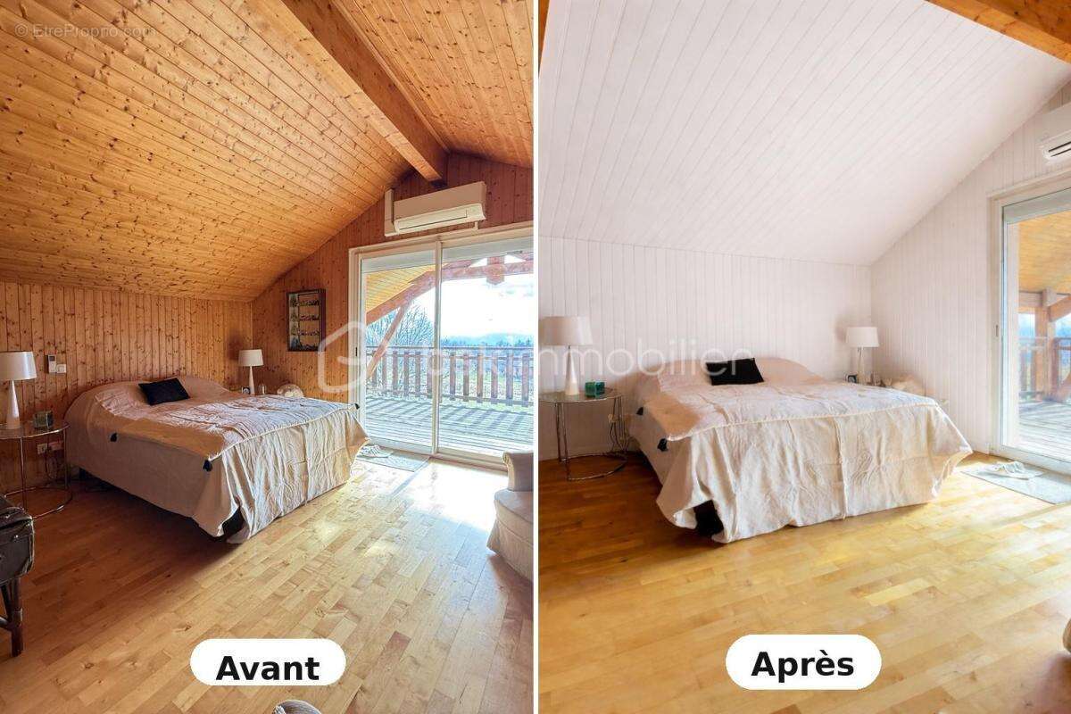 Villa de caractère 152 m² -  3 chambres + 4ème chambre possible -  vue exceptionnelle  chartreuse et vercors - garage 79 m² — te - photo 15