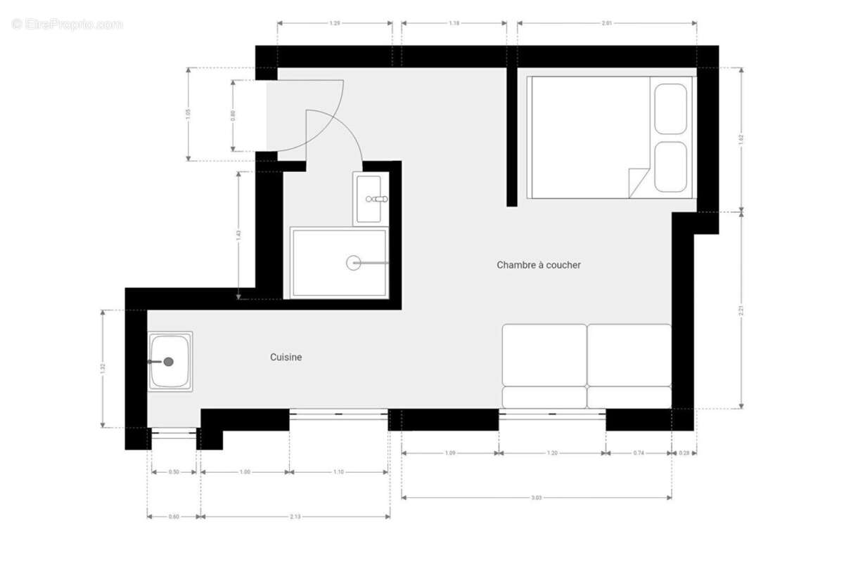 Appartement à PARIS-13E