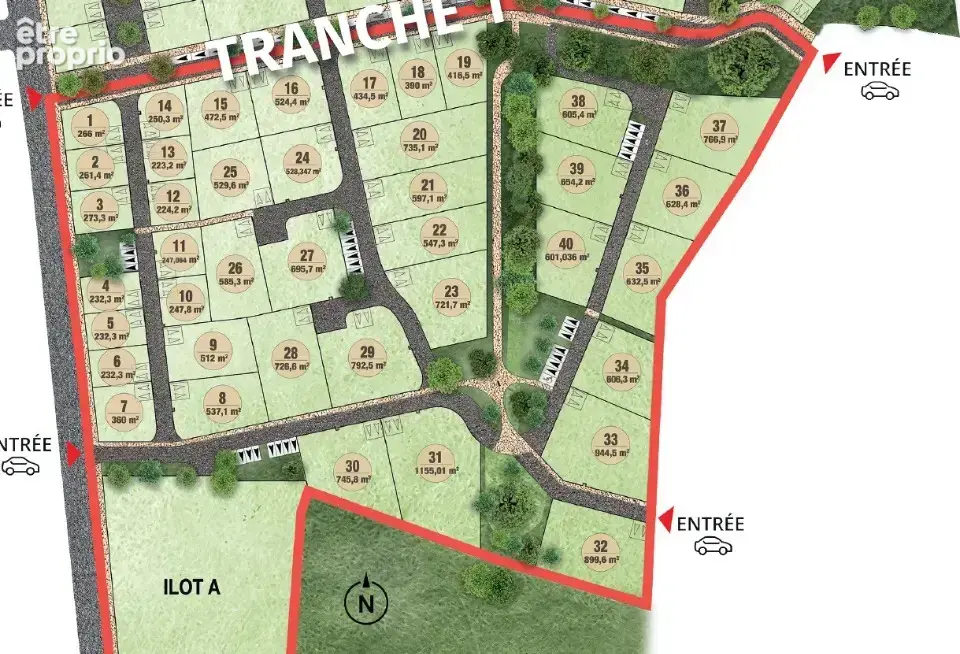 Terrain à BONCHAMP-LES-LAVAL