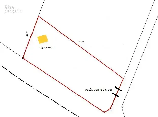 Terrain constructible à vendre 1300m2 avec pigeonnier - photo 2