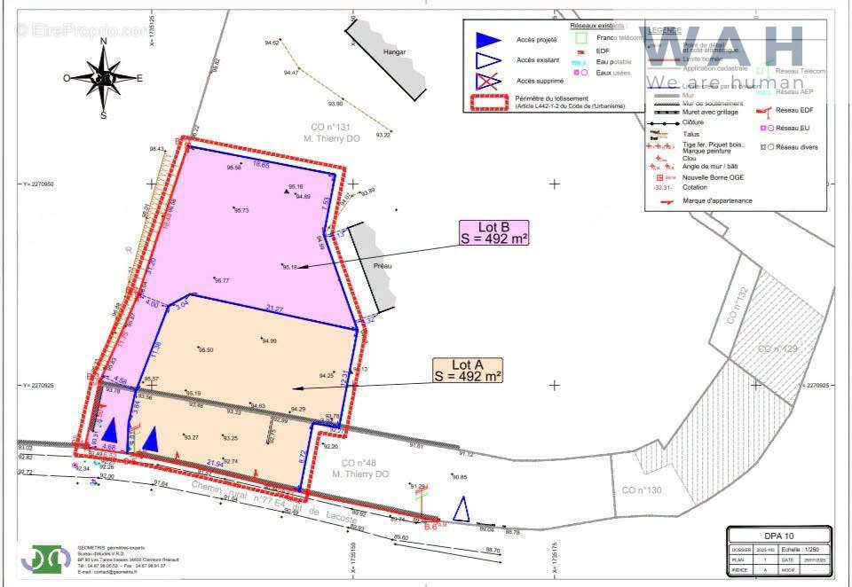 Vente terrain a batir 492m2 34800 clermont l'herault - photo 6
