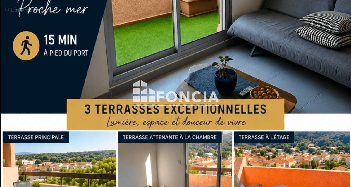 Appartement à SANARY-SUR-MER