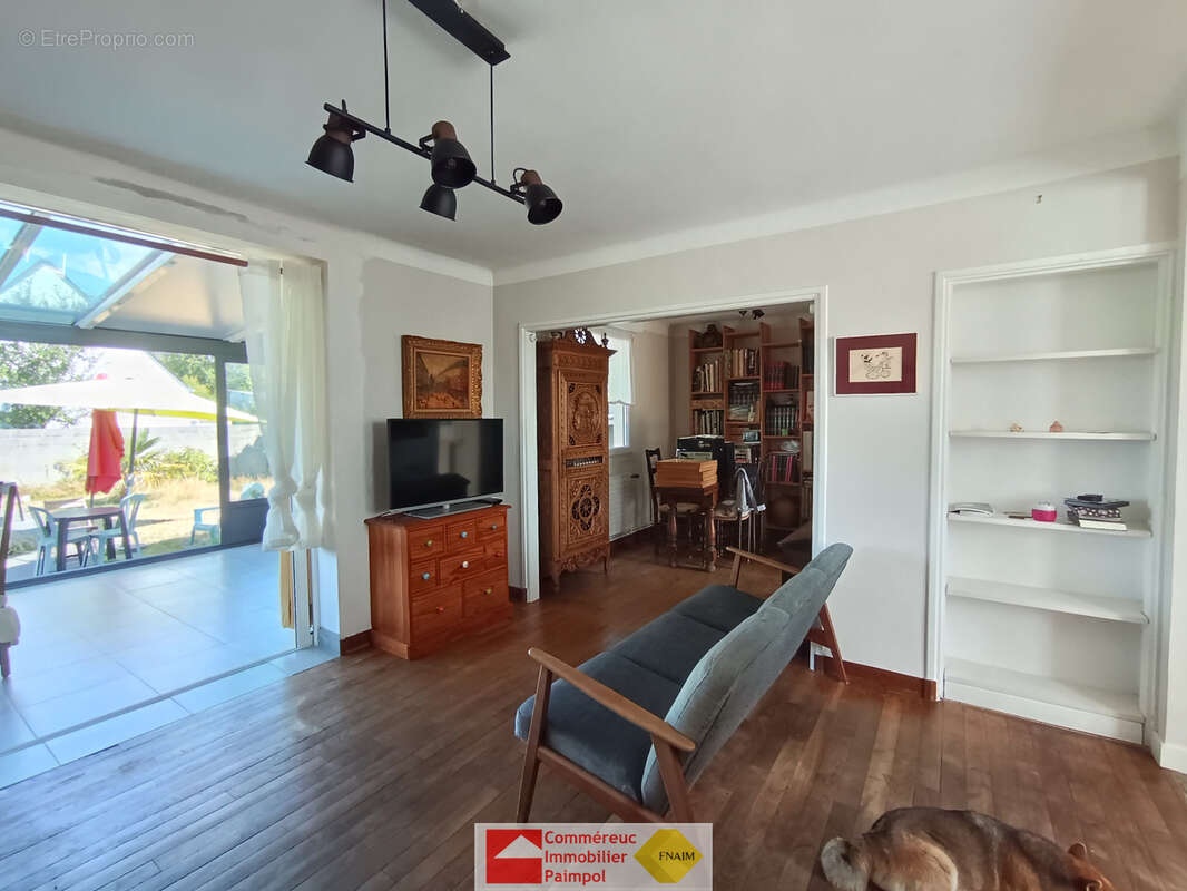 A vendre - maison 75.52 m2, terrain 558 m2, paimpol, centre ville a pied - photo 2