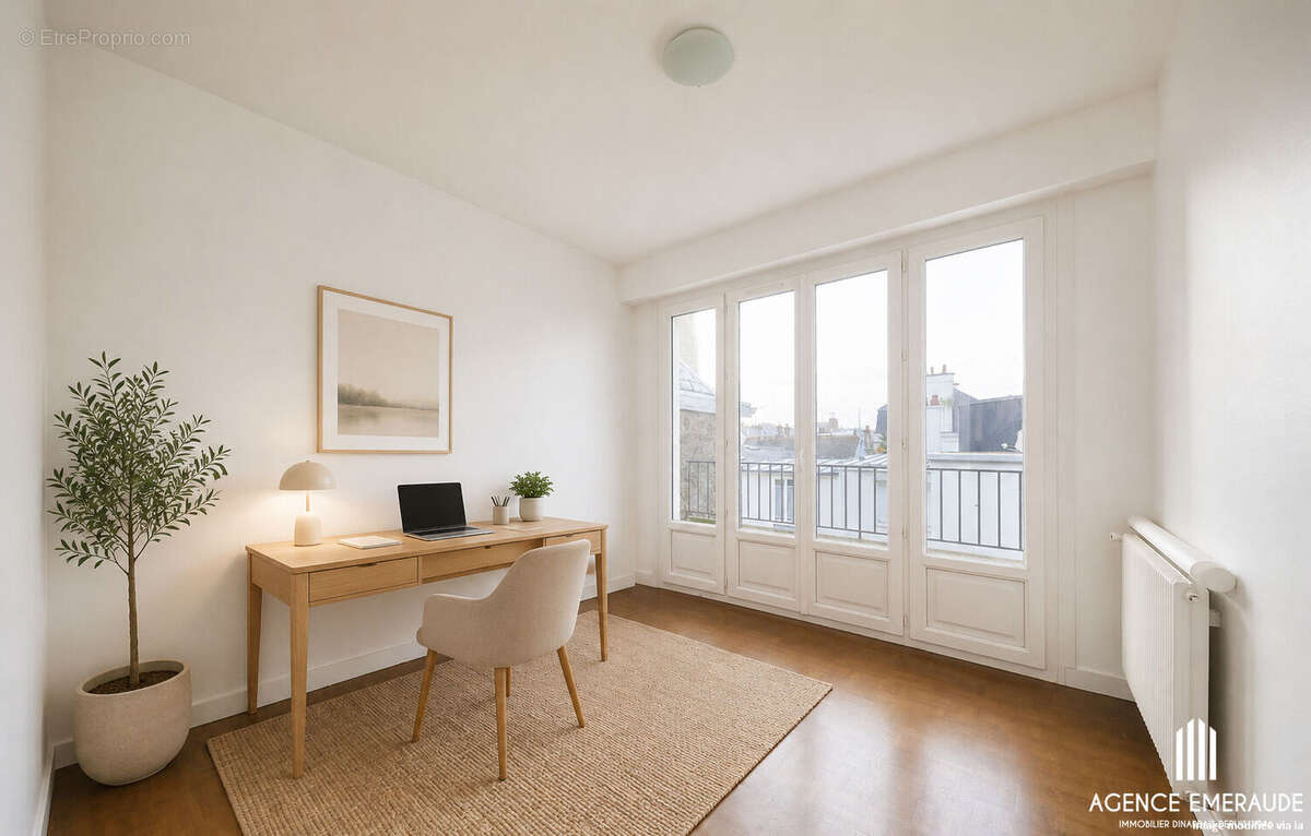 A acheter appartement 3 pièces Dinard hyper centre balcon stationnement cave - photo 4