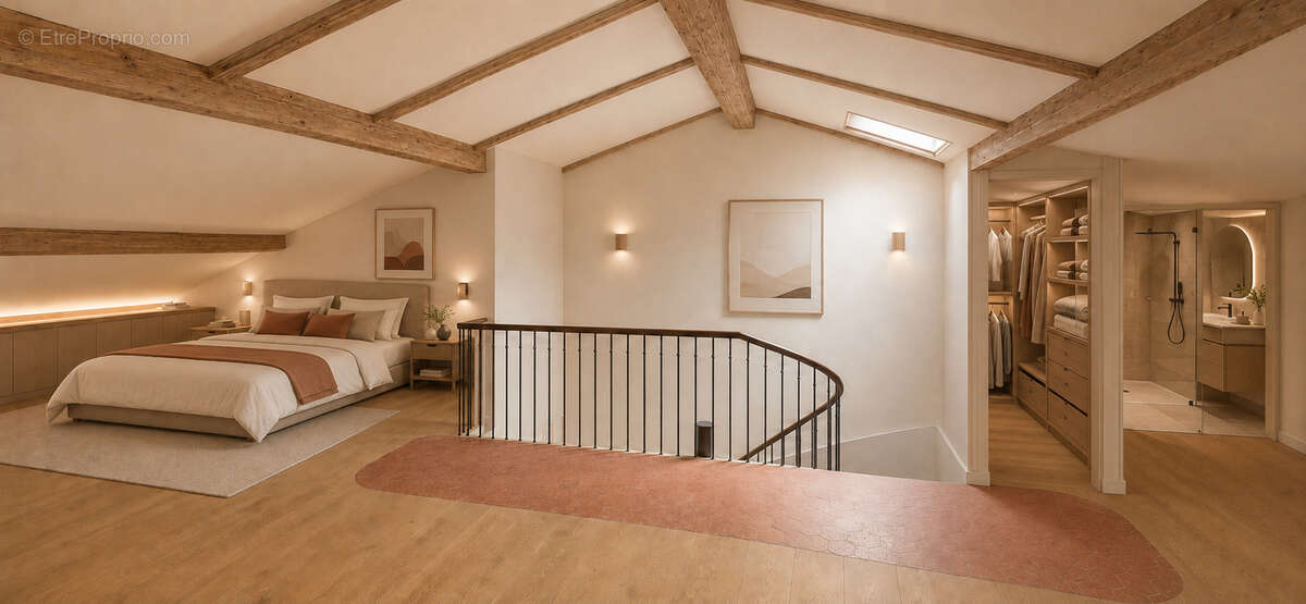 Hyères centre — 4ᵉ et dernier étage — combles à aménager — 114,95 m2 au sol - photo 3