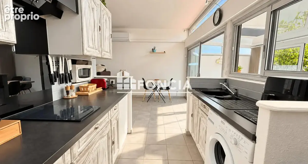Canet sud – maison t3 – véranda 10 m² – grand jardin – parking privatif – vue mer – à 100 m de la plage - photo 6