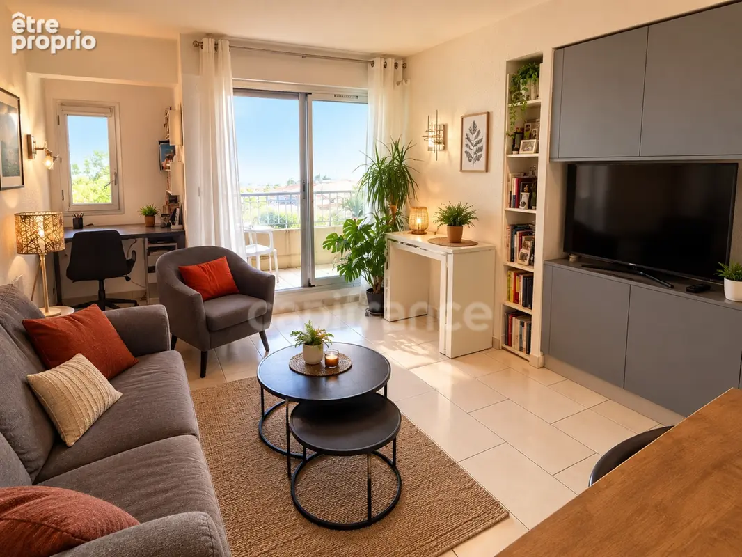 Cap d’agde – vue port exceptionnelle – t2 36 m² – balcon –piscine - concierge - garage fermé – vendu meublé - photo 2