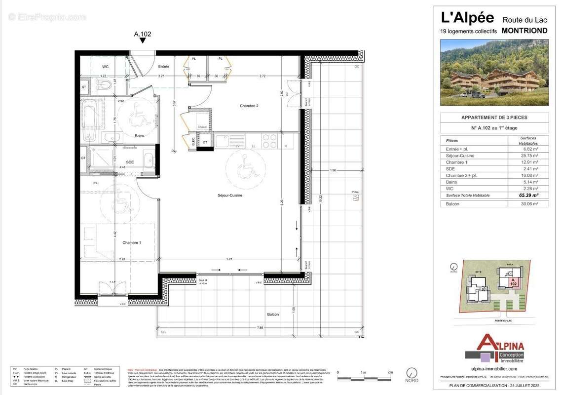 Appartement à MONTRIOND