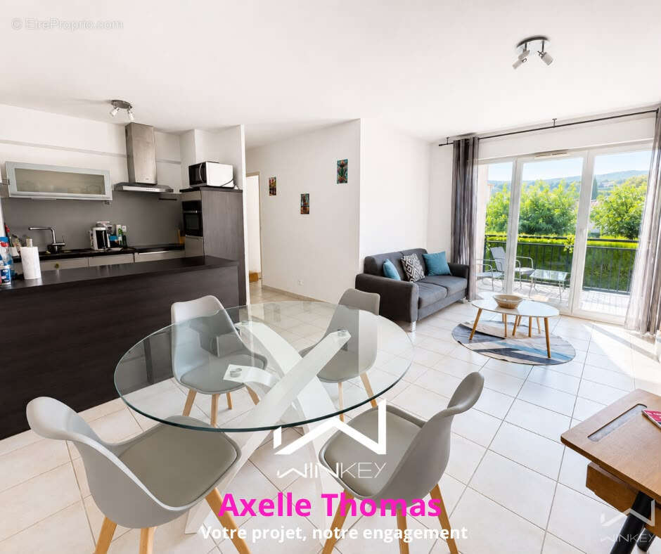 Appartement avec balcon, 2 chambres, parking, privé, secteur recherché - photo 2