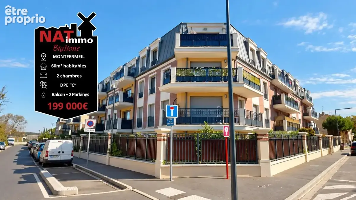 Photo Appartement à Montfermeil au prix de 199 000€
