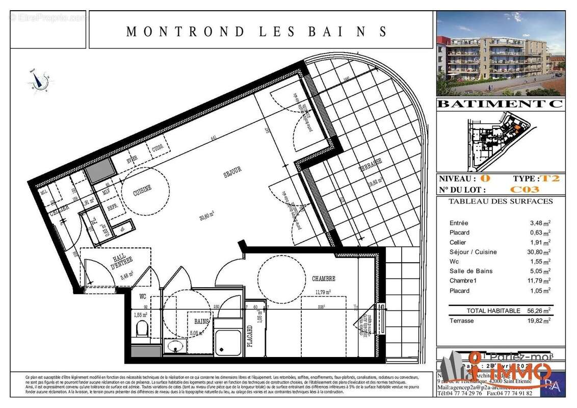 Appartement à MONTROND-LES-BAINS