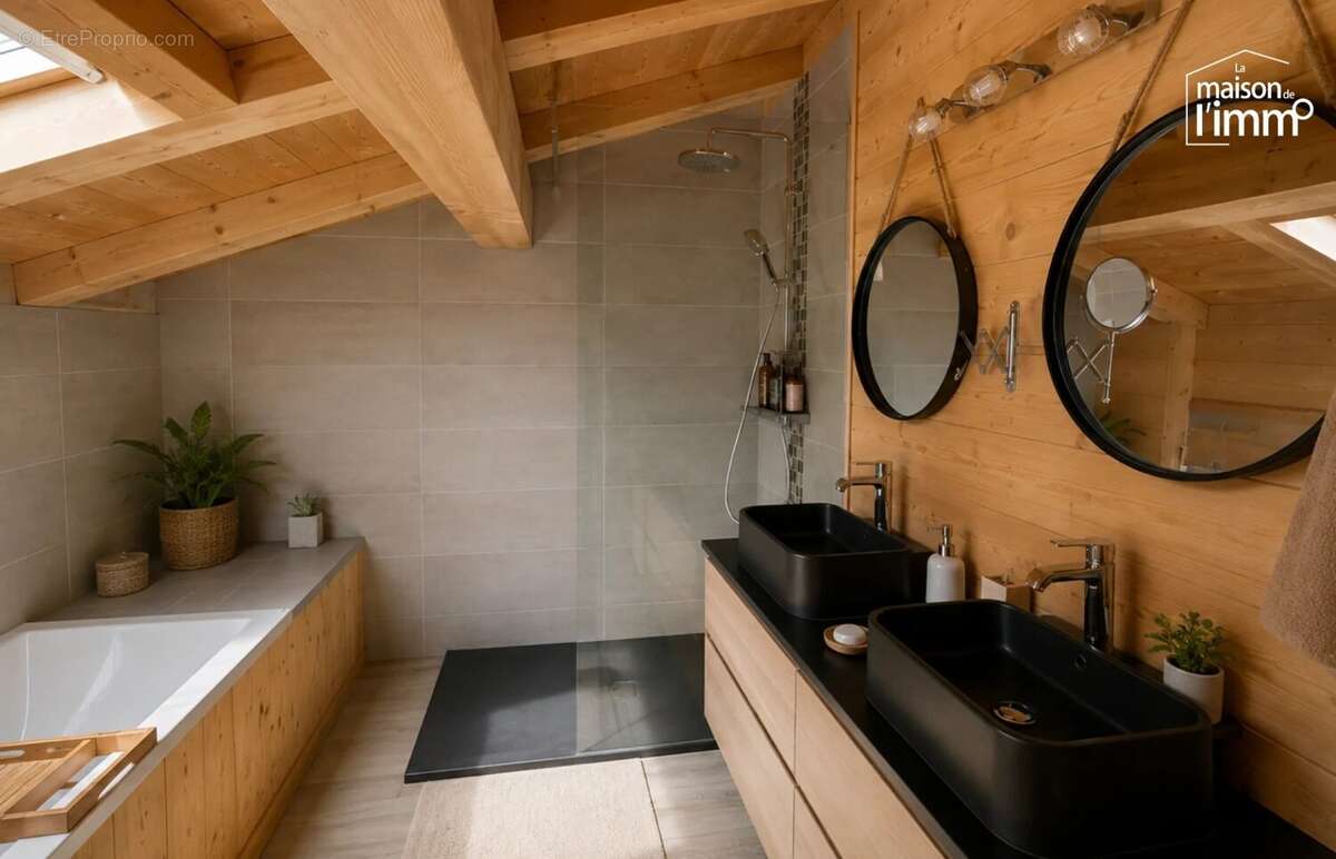 Chalet t5 - a vendre - bernex - photo 8