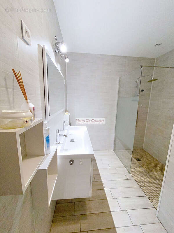 SALLE D'EAU REZ-DE-CHAUSSEE - Maison à FLEURANCE