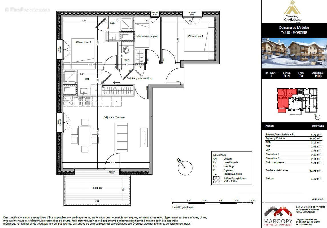 Appartement à MORZINE