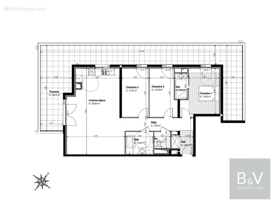 Appartement à SAINT-LOUIS