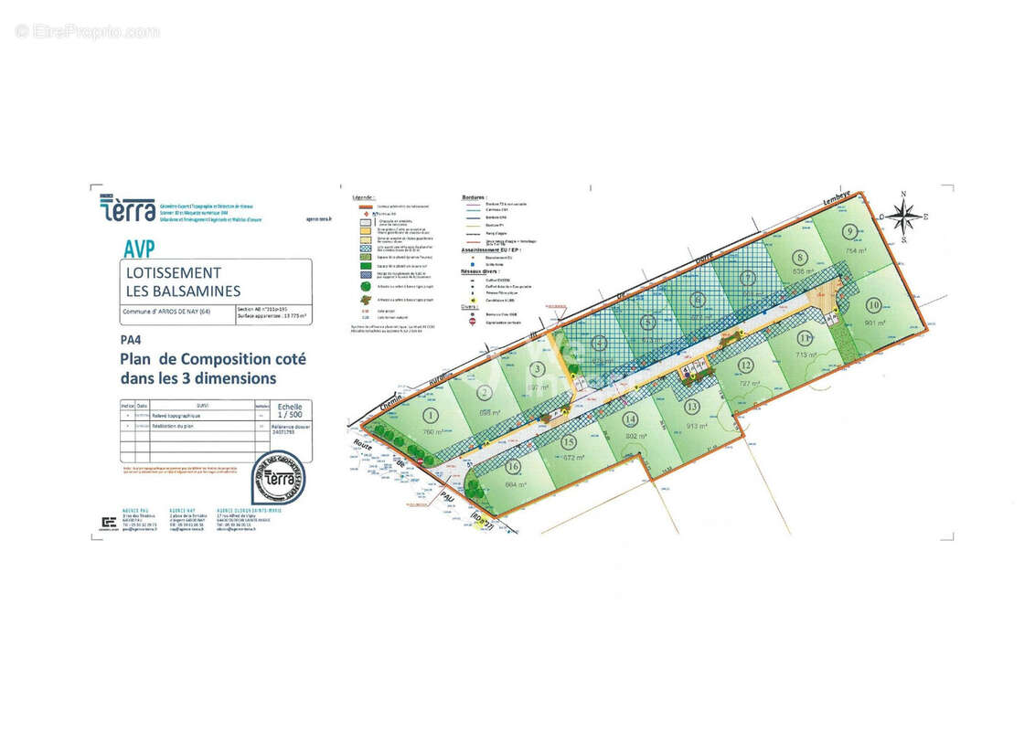 Terrain à ARROS-DE-NAY