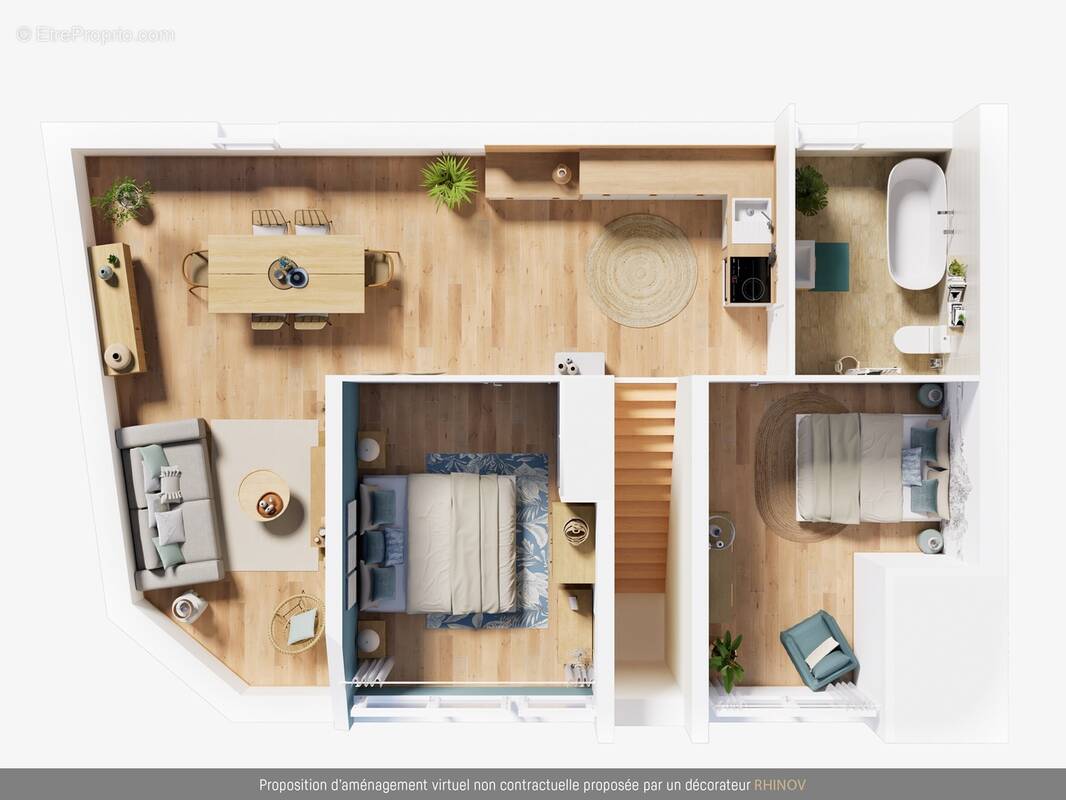 vue_du_dessus1 (3) - Appartement à CAYEUX-SUR-MER