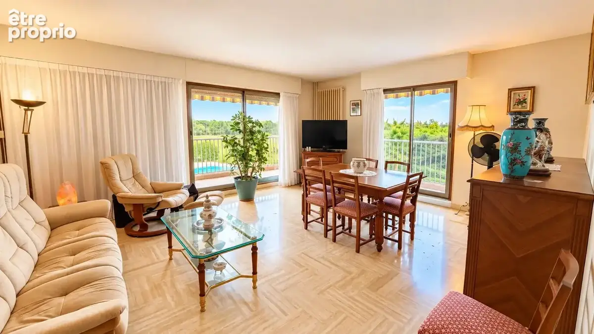 Cannes marina - 3 p - garage - vue piscine & golf - photo 3
