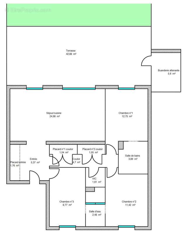 Appartement à VILLENEUVE-LOUBET