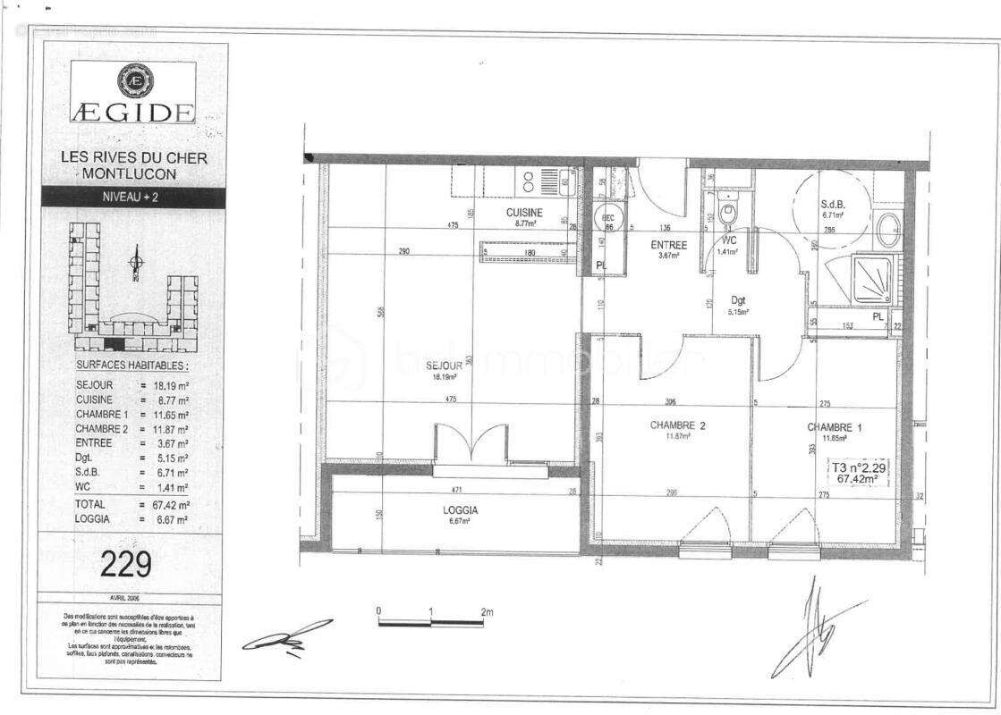 Appartement à MONTLUCON