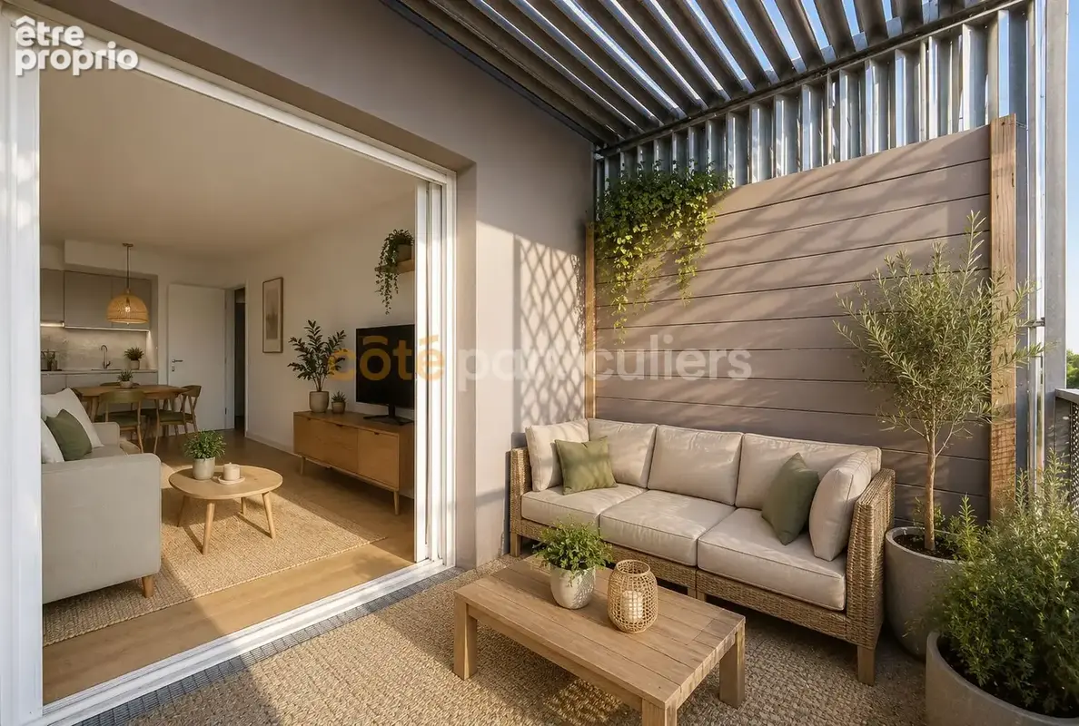 Nantes/ouest - chantenay - convention -- t3 -- 2 chambres -- balcon -- expo sud -- dernier etage - photo 4