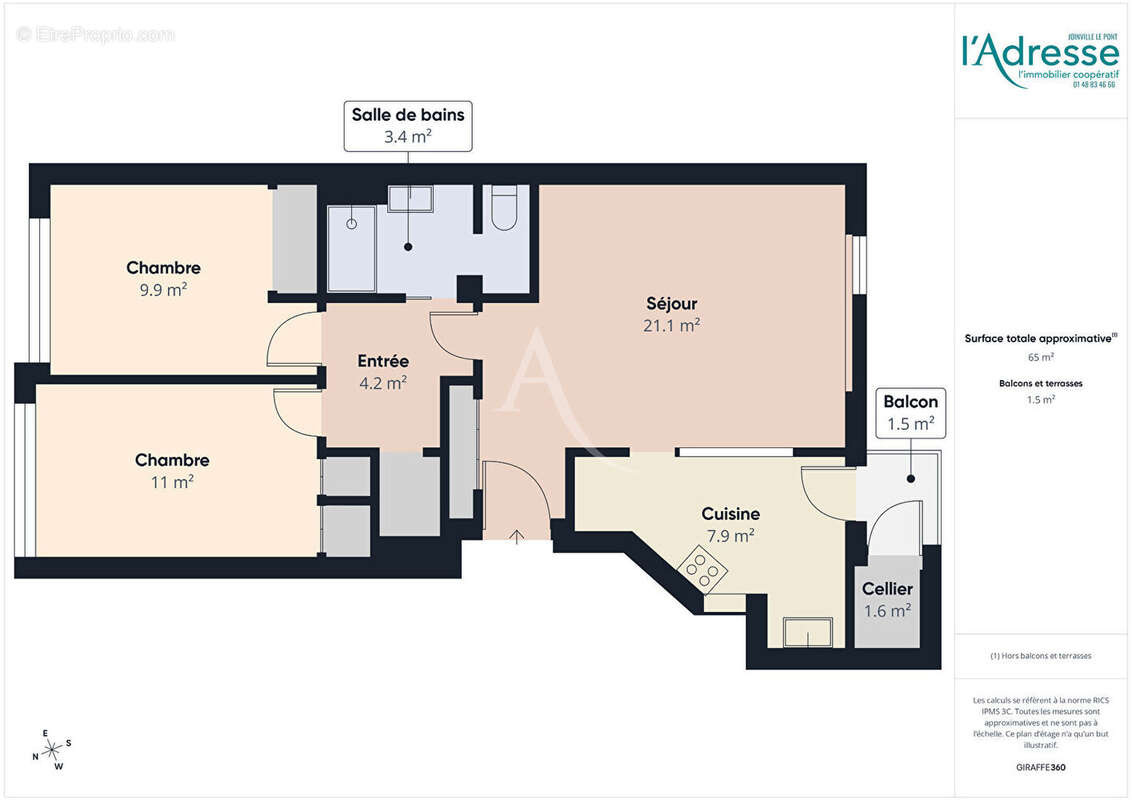 Appartement à SAINT-MAUR-DES-FOSSES