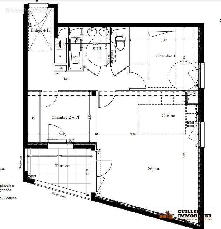 Appartement 67 m² à Avignon  - photo 2